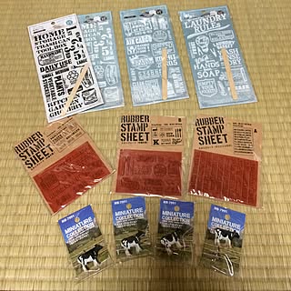 100均 スタンプシートの商品を使ったおしゃれなインテリア実例 Roomclip ルームクリップ