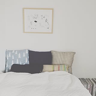 ベッド周り/クッション/ZARAHOME/無印良品/fine little day...などのインテリア実例 - 2014-06-13 23:16:35
