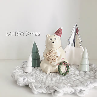 玄関/入り口/着せ替え/ZARA HOME ツリーオブジェ/ku-kai ちゃん 編み編みマット♡/ソストレーネグレーネ ツリー...などのインテリア実例 - 2018-11-07 13:50:27