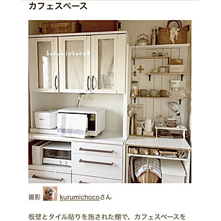 部屋全体/白×茶/ほっこり*/キッチン棚DIY/シンプルナチュラル...などのインテリア実例 - 2017-07-23 08:12:37