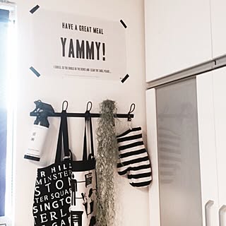 キッチン/ワイヤーフック/niko and…　/COLONY 2139/いつもいる場所...などのインテリア実例 - 2016-04-13 19:02:48