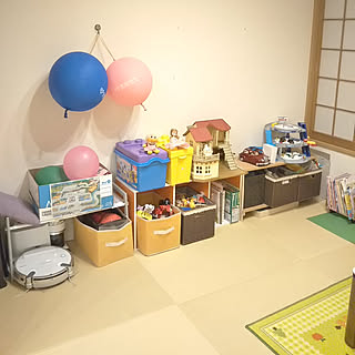 棚/コメリモニター応募/おもちゃ収納/和室/生活感/汚くてすみません...などのインテリア実例 - 2019-01-29 20:24:19
