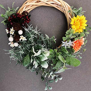 リース手作り100均のインテリア実例 Roomclip ルームクリップ