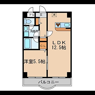 間取り図 1ldkのインテリア レイアウト実例 Roomclip ルームクリップ