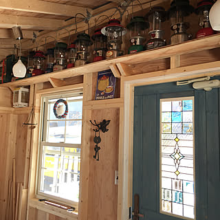 壁/天井/ランタン収納/小屋DIY /10000人の暮らし/暮らしの一コマ...などのインテリア実例 - 2018-02-18 15:04:40