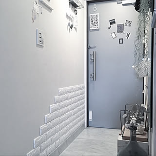 玄関/入り口/Dream Sticker/ドリームステッカー/プチDIY/DIY...などのインテリア実例 - 2017-09-27 14:56:33