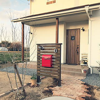 カフェ風 アプローチレンガのインテリア実例 Roomclip ルームクリップ