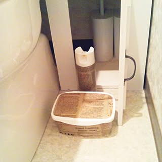 バス/トイレ/トイレ用品⇒ワックスペーパー♥リメイク/いいね♥200人感謝です♥/●主人のDIY●/DIY⇒タンクレス♥...などのインテリア実例 - 2016-08-27 06:46:43