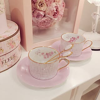 棚/Maison de FLEUR/メゾンドフルール/ポーセラーツ/フランフラン...などのインテリア実例 - 2017-05-22 22:31:52