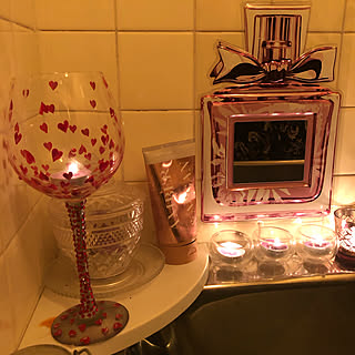ワイングラスキャンドルのインテリア実例 Roomclip ルームクリップ