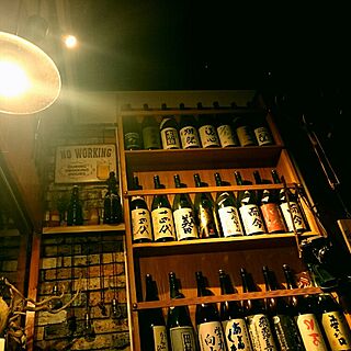日本酒 レンガ壁紙のインテリア実例 Roomclip ルームクリップ