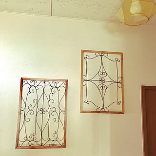 壁/天井/2018.4.9/コメント返し遅くてすみません❗️/ワイヤークラフト♪/ワイヤークラフト修業中...などのインテリア実例 - 2018-04-09 08:39:12