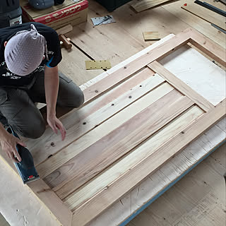 木製ドアdiyのインテリア 手作りの実例 Roomclip ルームクリップ