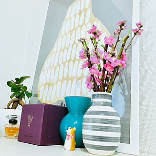 桃の花飾りましたのインテリア実例 Roomclip ルームクリップ