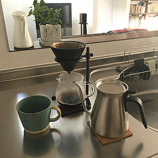 キッチン/SLOW COFFEE STYLE/KINTO/コーヒータイム/暮らしの一コマ...などのインテリア実例 - 2018-02-18 09:10:48