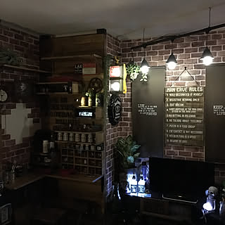 部屋全体/ロールスクリーン リメイク/ペンダントライトリメイク/原状回復可能/ブルックリン風...などのインテリア実例 - 2018-07-29 18:59:01