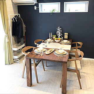 テーブルセッティング/テーブルコーディネート/ニトリの食器/ダイニングセット/山善...などのインテリア実例 - 2019-12-13 14:27:41