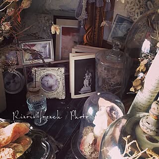 玄関/入り口/shabbby chic/antique/アンティーク/French...などのインテリア実例 - 2014-08-31 07:53:05