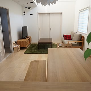 部屋全体/カメラマークいっぱい/キッチンから見たリビング/フレンステッドモビール/ままごとキッチン...などのインテリア実例 - 2015-12-28 21:43:23