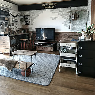 ニュートラル系 ニトリのフェイクムートンのインテリア実例 Roomclip ルームクリップ