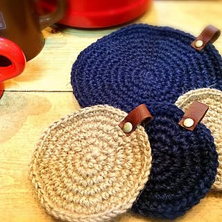 鍋敷き 麻ひも編みのインテリア実例 Roomclip ルームクリップ 鍋敷き 麻ひも編みのインテリア実例 Roomclip ルームクリップ