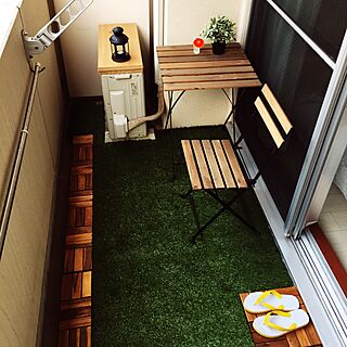 一人暮らし 人工芝のインテリア レイアウト実例 Roomclip ルームクリップ