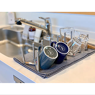 水切りカゴなし生活 エジプトティータオルのインテリア実例 Roomclip ルームクリップ