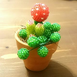 リビング/マンション/ビーズ/minne/雑貨/Blogもよろしくどうぞ...などのインテリア実例 - 2016-10-10 20:16:56
