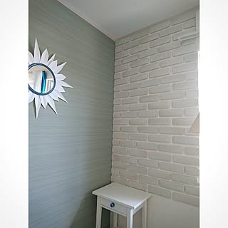 壁/天井/モニタリング/アクセントクロス/サンバーストミラーDIY/かるかるブリック...などのインテリア実例 - 2017-06-12 17:12:21