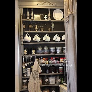 棚/キッチン隙間収納/フレンチシック/vintage/French...などのインテリア実例 - 2017-01-06 14:55:03