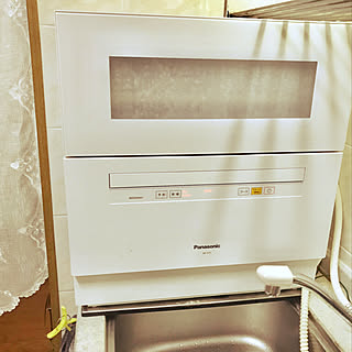 キッチン/パナソニック食洗機/大型食器洗い機/ずっと欲しかったもの!/我が家の新入りアイテム/今年初めて買った物...などのインテリア実例 - 2018-01-13 23:42:44