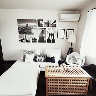 リビング/モノトーンインテリア/海外インテリアに憧れる/IKEA/セリア...などのインテリア実例 - 2019-12-18 10:49:11