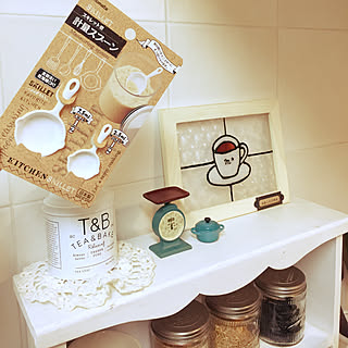 キッチン/キッチンキッチン/megusanちゃんの作品/zenoちゃんの作品/スキレット風計量スプーンのインテリア実例 - 2017-11-05 20:30:36