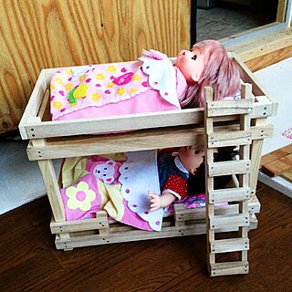 ダイソー 人形用ベッドのインテリア実例 Roomclip ルームクリップ