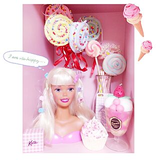 棚/ロリポップ/アメリカン雑貨/barbie/cupcake...などのインテリア実例 - 2015-10-08 13:16:00