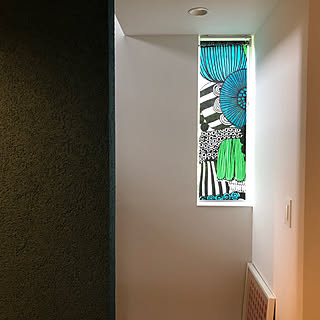 マリメッコ 生地 ロールスクリーンdiyのインテリア 手作りの実例 Roomclip ルームクリップ