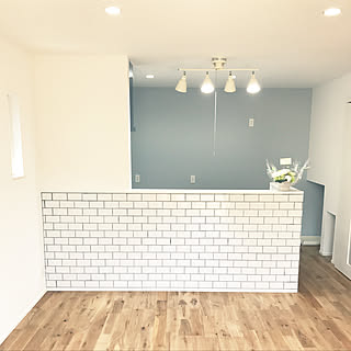 キッチン リリカラ壁紙のインテリア実例 Roomclip ルームクリップ