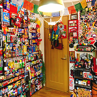 見せる収納/アメキャラ/アメリカンポップ/アメトイ/収集癖...などのインテリア実例 - 2020-01-22 20:44:02