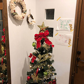 サンタさんへのお手紙/クリスマスツリー/クリスマス/玄関/入り口のインテリア実例 - 2019-12-07 20:30:54