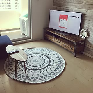 リビング/ウォールナット/アイアン/テレビボード/テレビ台...などのインテリア実例 - 2017-04-23 09:16:48