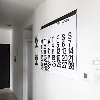 カレンダー 廊下の壁のインテリア実例 Roomclip ルームクリップ