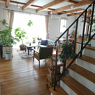 部屋全体/無垢の床/ナラ材(オーク)/浮づくり/アズコンストラクション...などのインテリア実例 - 2018-03-03 20:29:51