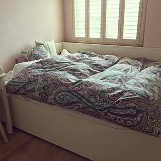 ベッド周り/ZARAHOME/リノベーション/好きなものにこだわりたい/穏やかに暮らしたい...などのインテリア実例 - 2017-07-02 12:08:00