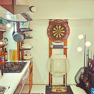 Diy ダーツボードのインテリア 手作りの実例 Roomclip ルームクリップ