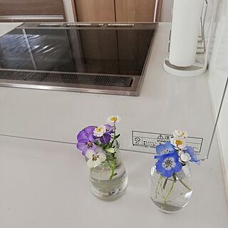 キッチン 青山フラワーマーケットの花器のインテリア実例 Roomclip ルームクリップ