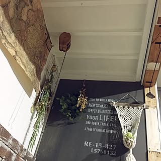 壁/天井/押入れ改造/滑車/男前も可愛いも好き/男前化計画...などのインテリア実例 - 2017-06-22 00:24:49