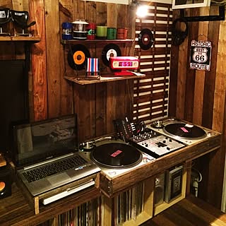 Dj Booth 男の趣味部屋のインテリア実例 Roomclip ルームクリップ