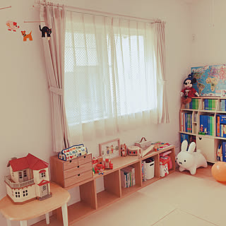 おもちゃ部屋 子供部屋女の子のおしゃれなインテリアコーディネート レイアウトの実例 Roomclip ルームクリップ