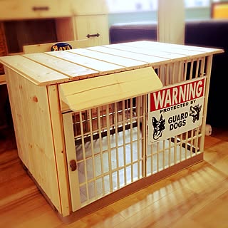 ハンドメイド 犬小屋のおしゃれなアレンジ 飾り方のインテリア実例 Roomclip ルームクリップ