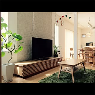 観葉植物 Tvボードのインテリア実例 Roomclip ルームクリップ